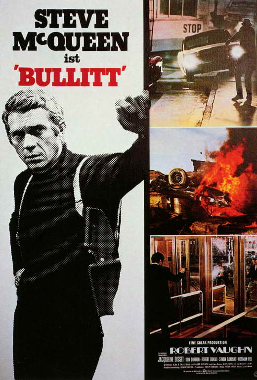 Bullitt - 27 x 40 Movie Poster - Style E