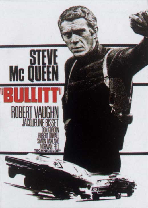 Bullitt - 11 x 17 Movie Poster - German Style B