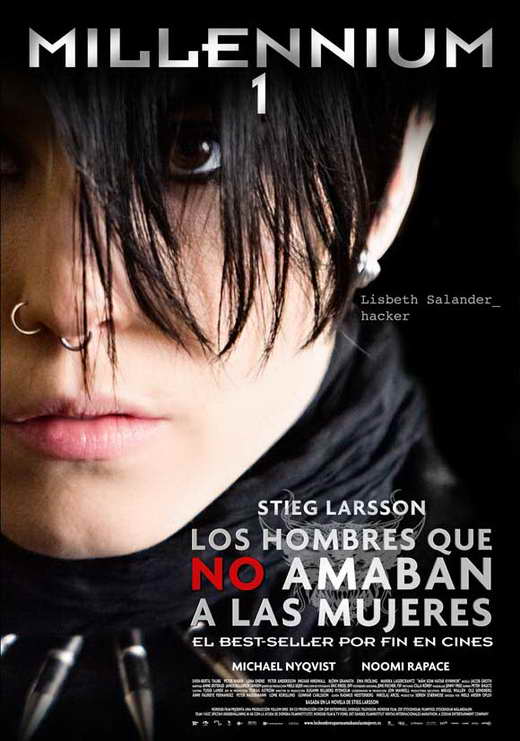The Girl with the Dragon Tattoo - 27 x 40 Movie Poster - Spanish Style A