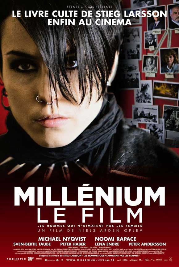 The Girl with the Dragon Tattoo - 11 x 17 Movie Poster - French Style B