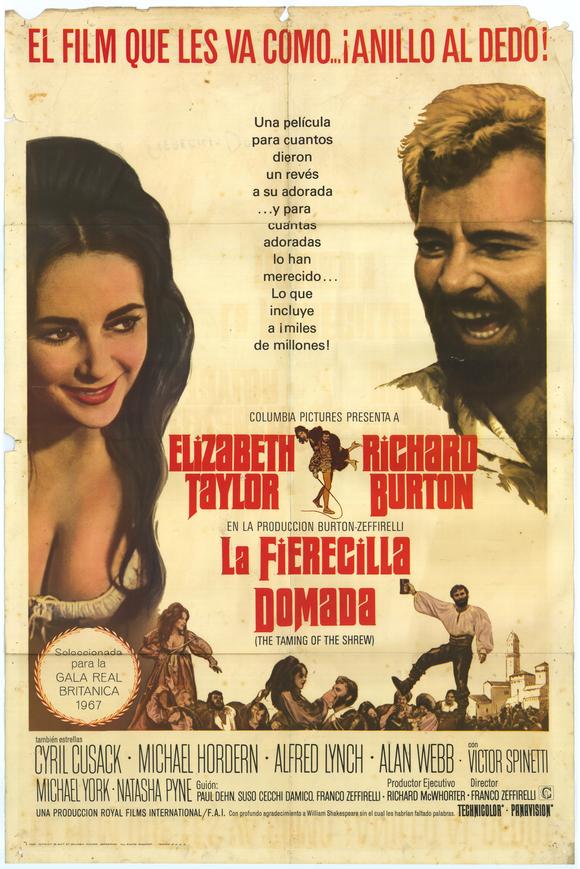 The Taming of the Shrew - 11 x 17 Movie Poster - Spanish Style A